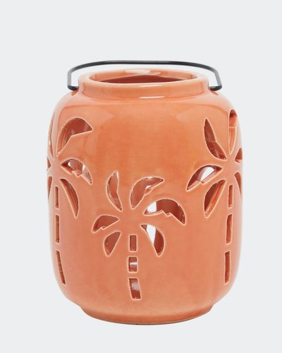 Ceramic Palm Tree Lantern thumbnail
