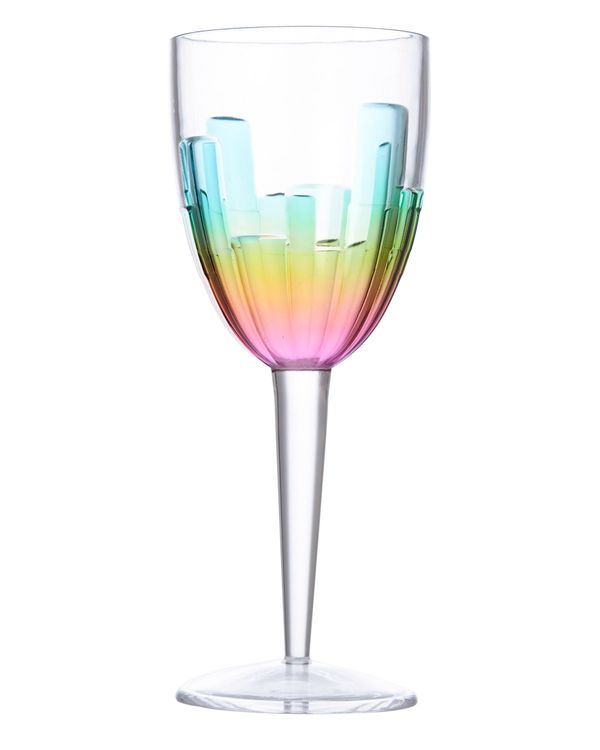 Multicoloured Wine Glass