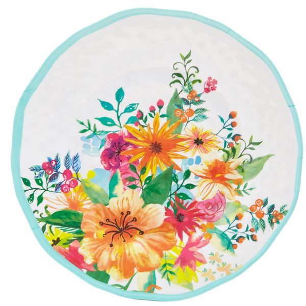 Summer Floral Dinner Plate