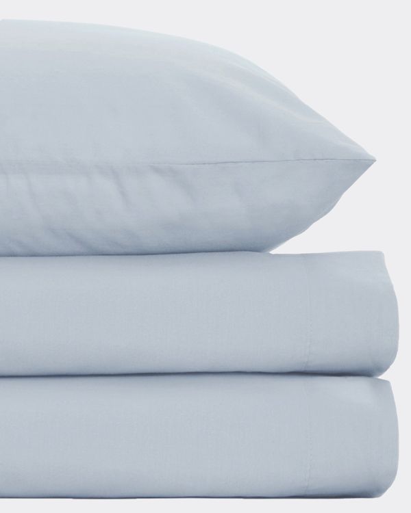 Percale Fitted Sheet 180 Thread Count - Double