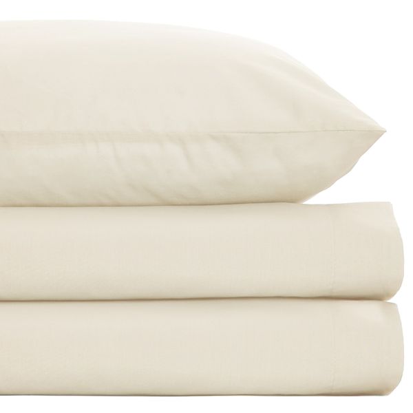 Non Iron Percale Flat Sheet 180 Thread Count - Super King Size