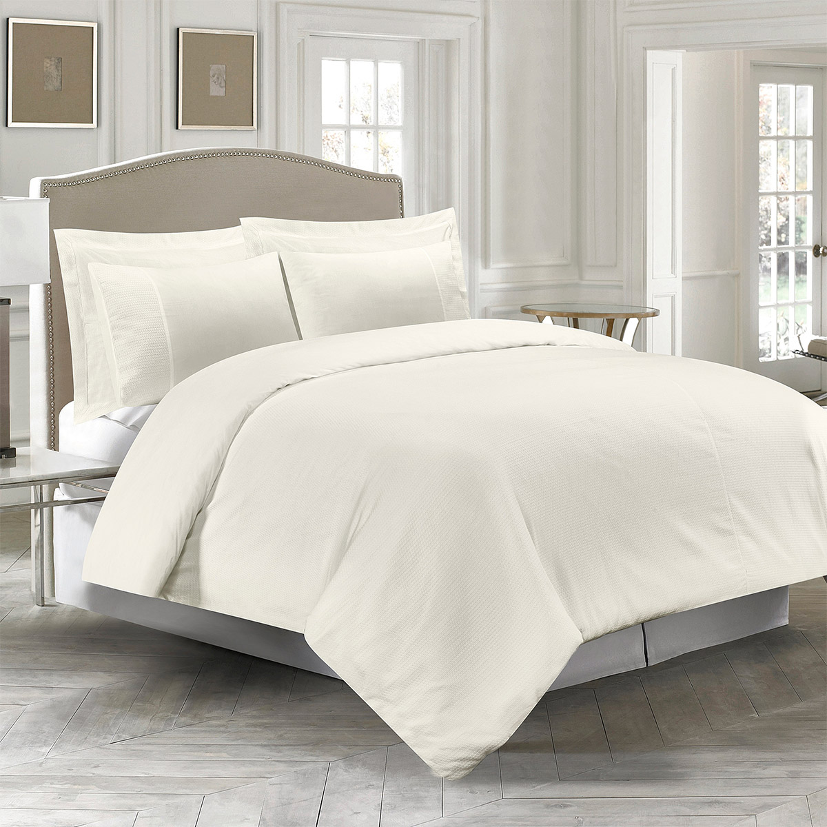 Dunnes Stores Ivory Textured Duvet Cover