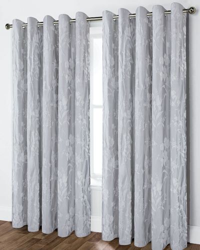Floral Jacquard Curtain