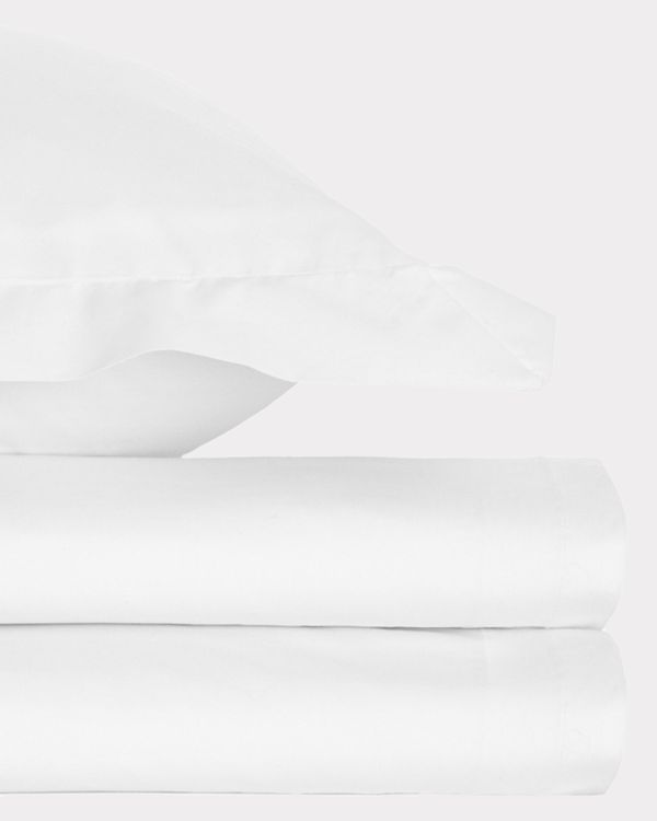 Non Iron Percale Oxford Pillowcase 180 Thread Count - Pack Of 2