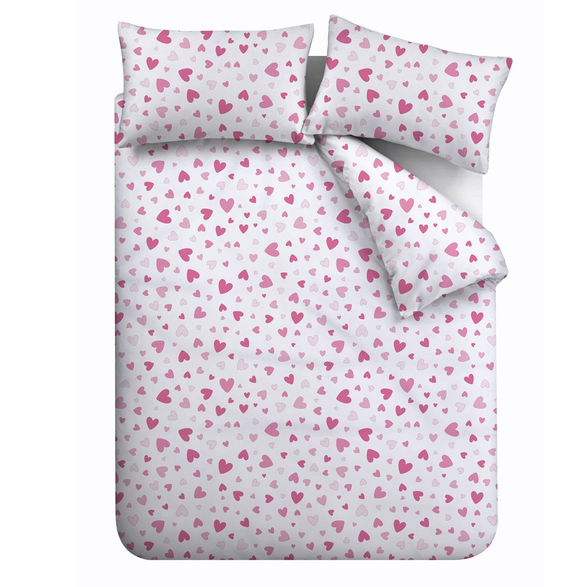 Dunnes Stores Pink Heart Duvet Set