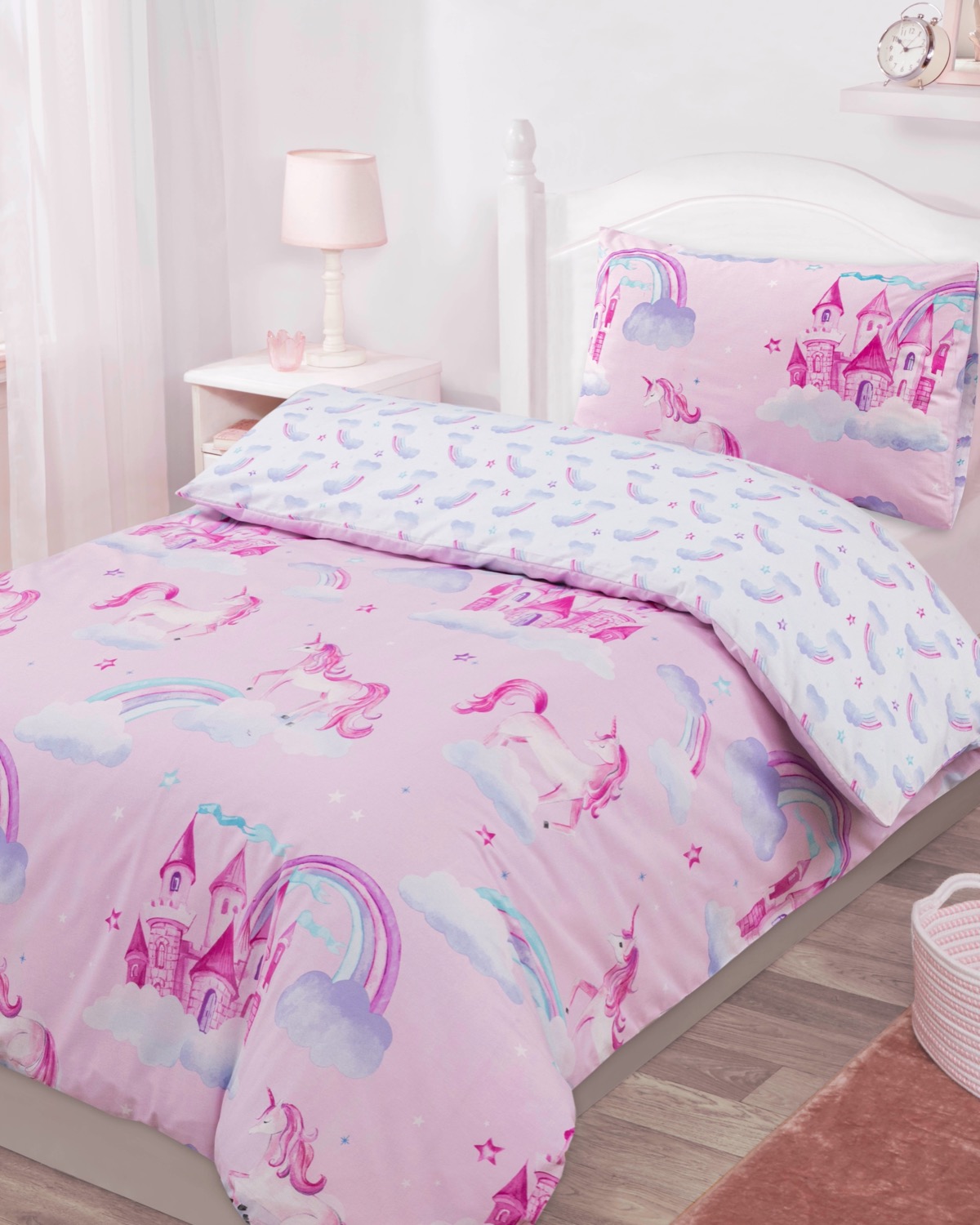 Dunnes Stores  Pink Unicorn Duvet Set