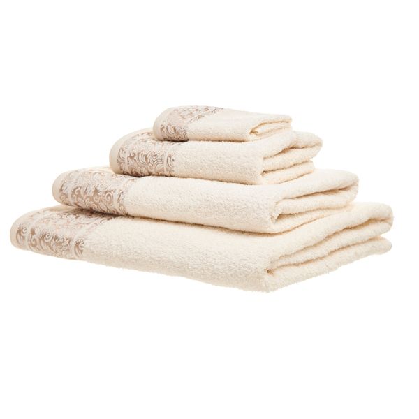 Scroll Border Hand Towel