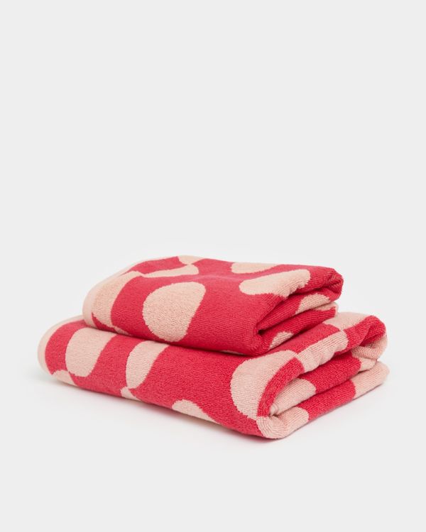 Polka Dot Cotton Hand Towel