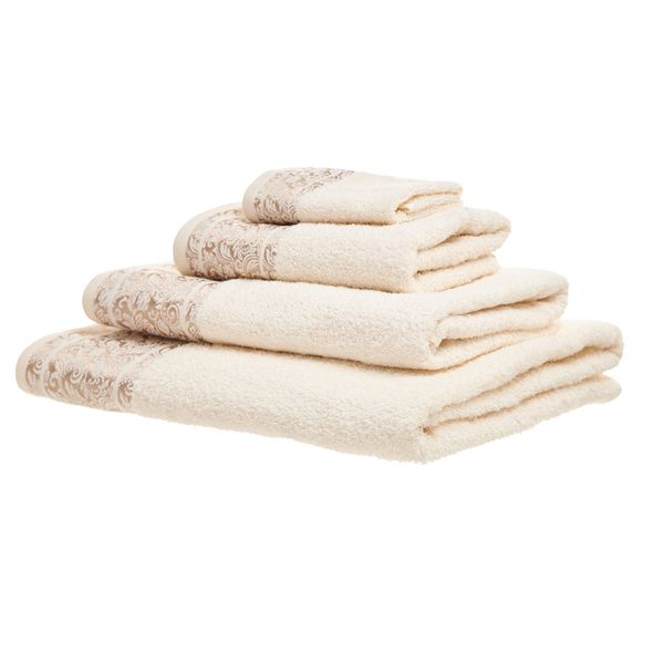 Scroll Border Bath Towel