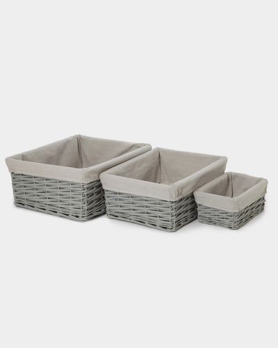Willow Lined Storage Basket thumbnail
