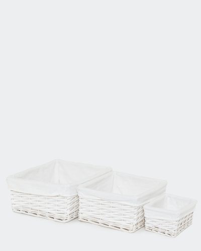 Willow Lined Storage Basket thumbnail