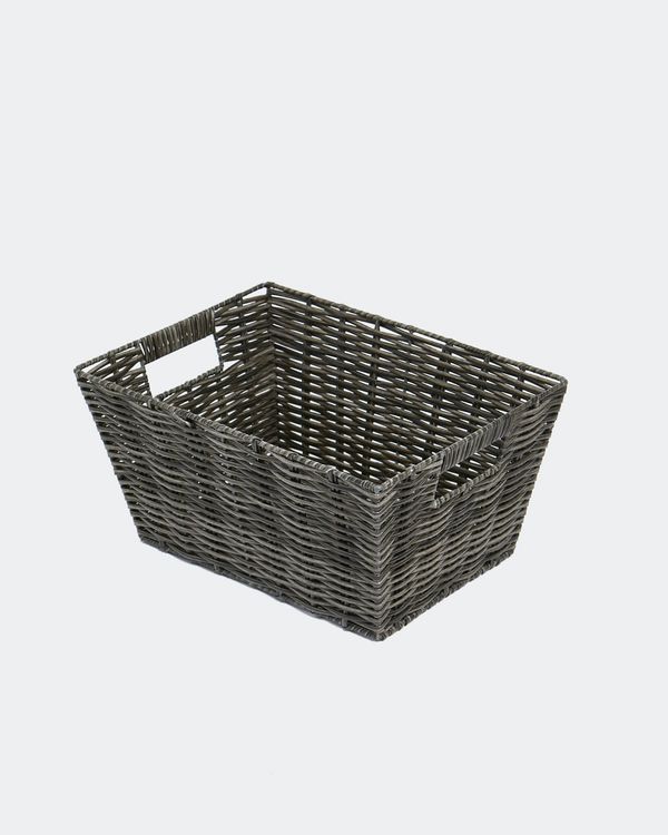 Tapered Basket With Handles