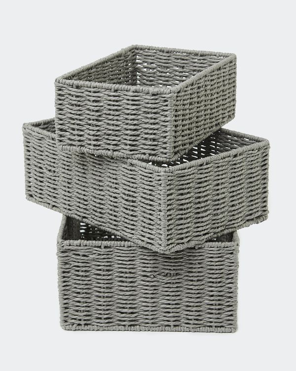 Paper Weave Baskets