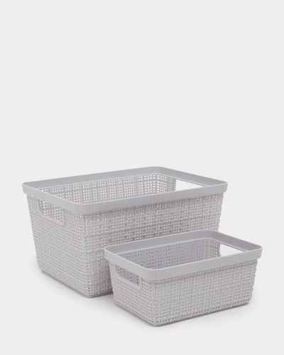 Plastic Woven Basket