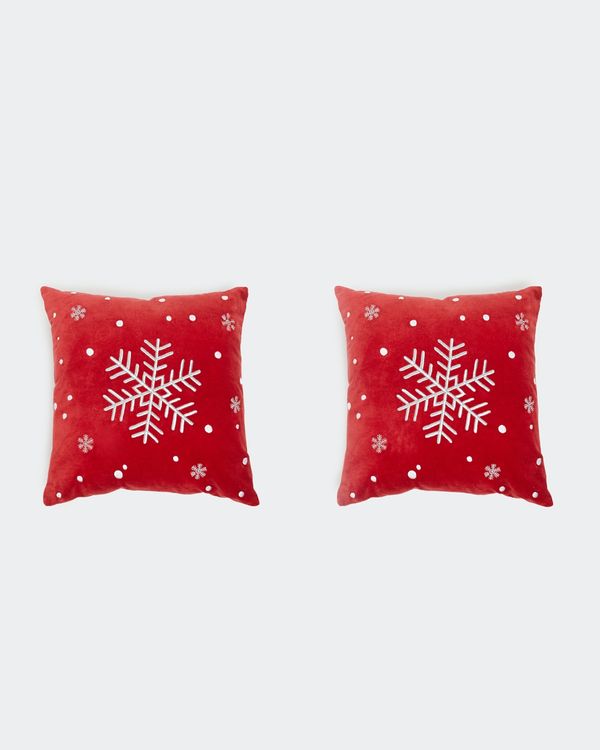 Snow Cushion Cover - Pack Of 2