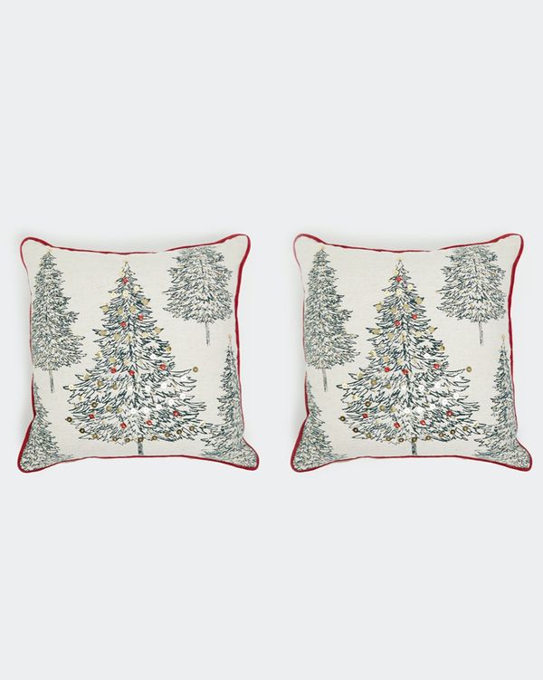 Tree Cushion Cover - Pack Of 2