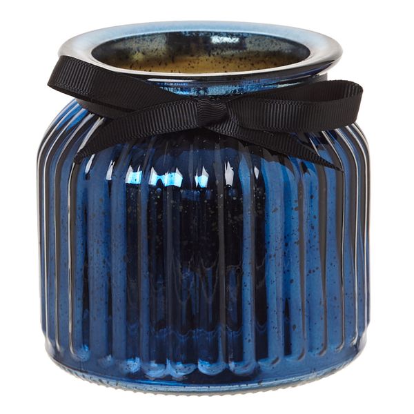 Ribbed Scented Candle Jar