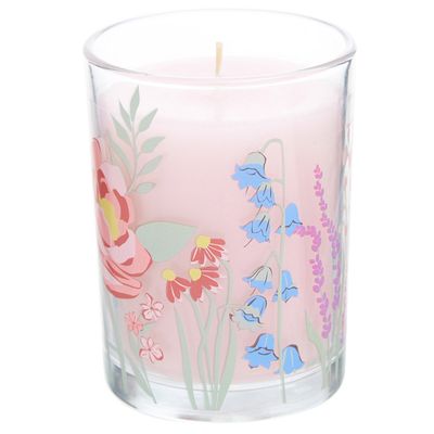 Floral Decal Candle thumbnail