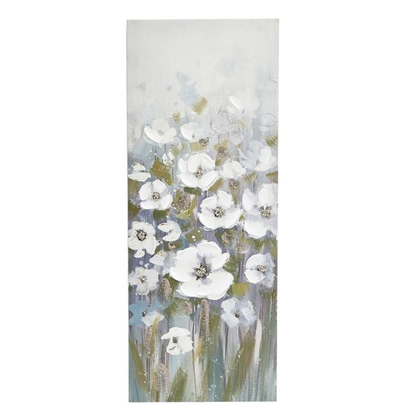 Beaded Flower Canvas