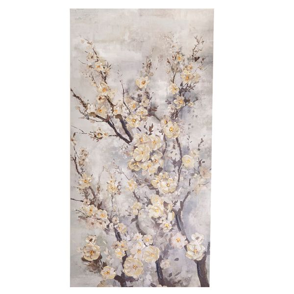 Hand-Painted Cherry Blossom Canvas