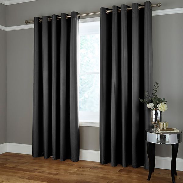 Thermal Lined Stripe Curtain