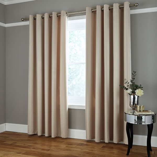 Thermal Lined Stripe Curtain