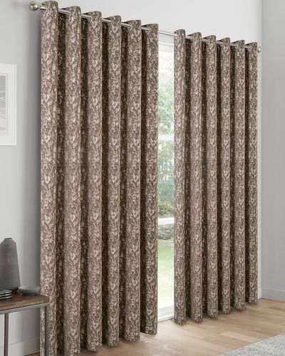 Textured Chenille Curtains With Lurex