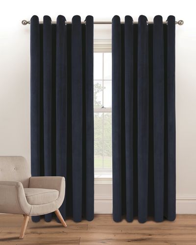 Navy Sapphire Curtain
