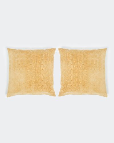 Cut Velvet Cushion Covers - Pack Of 2