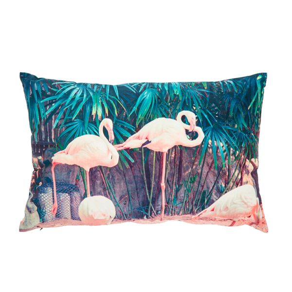 Flamingo Printed Cushion