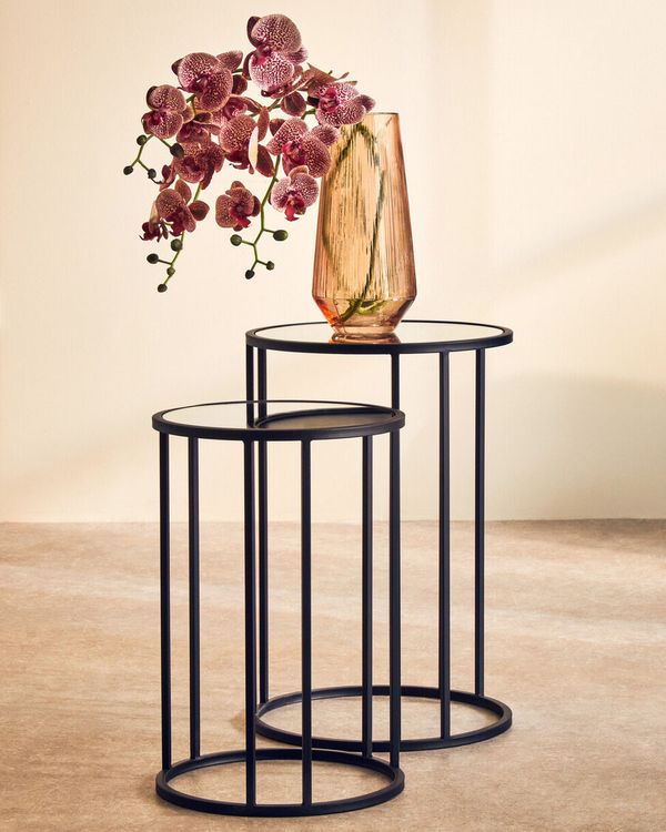 Ginny Mirrored Accent Table