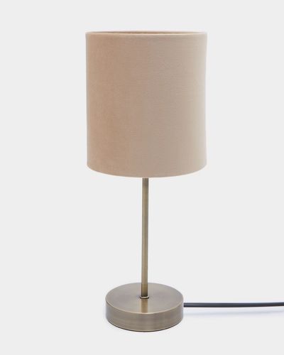 Theo Cylindrical Velvet Lamp thumbnail