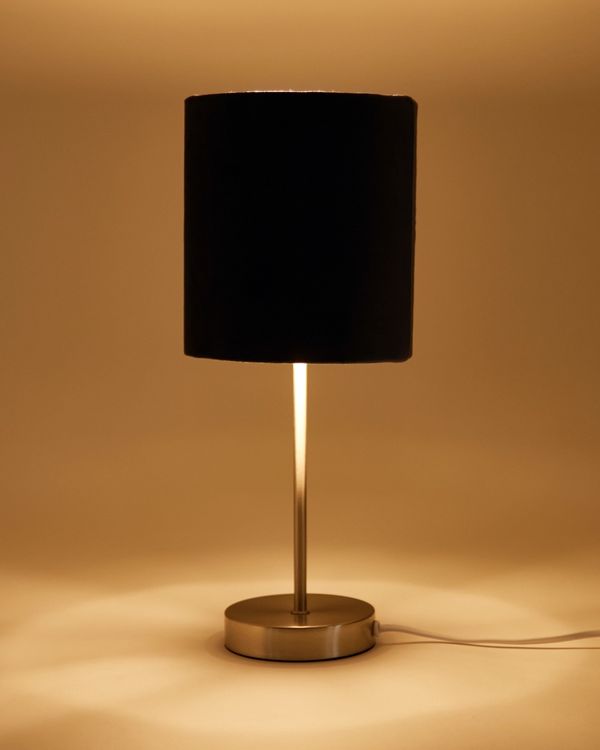 Theo Cylindrical Velvet Lamp