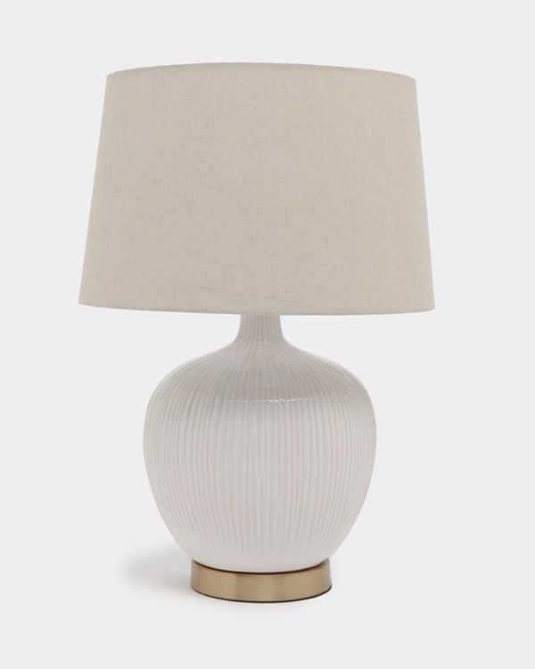 Dunnes Stores | Ivory Gold Base Table Lamp