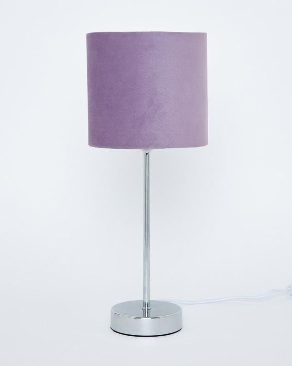 Velvet Shade Lamp