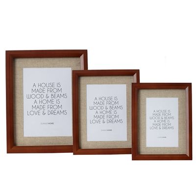 Pine Frame With Linen Mount thumbnail