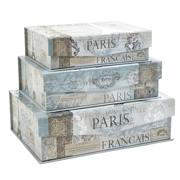 Paris Blue Tab Box