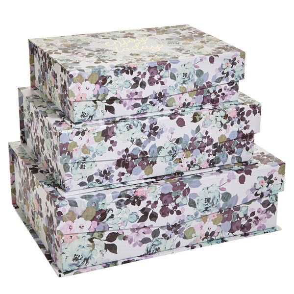Floral Tab Box