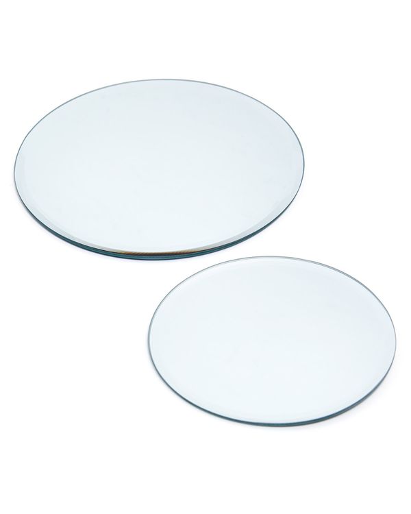 Round Mirror Candle Plate