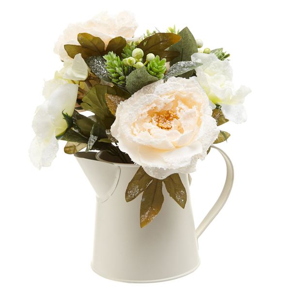 Frosted Peony Jug