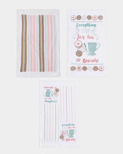 Printed Tea Towel - Pack Of 3 thumbnail