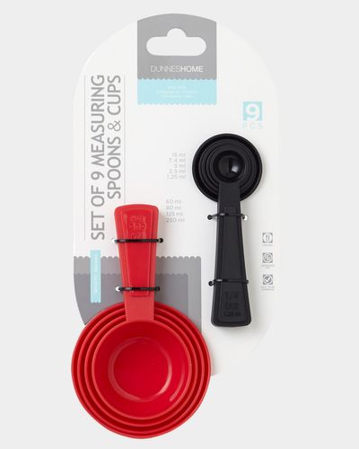 Measuring Spoons And Cups - Set Of 9 thumbnail