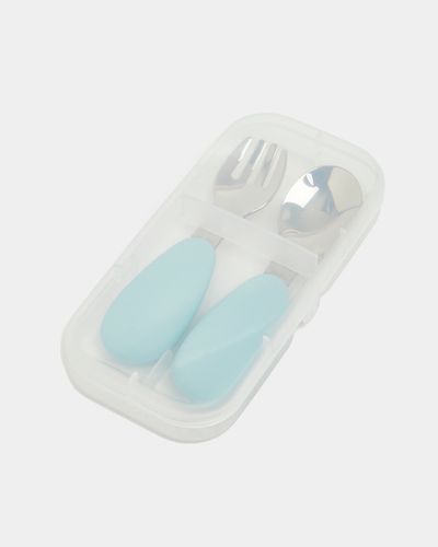 Little Diners Child's Silicone Cutlery Set thumbnail