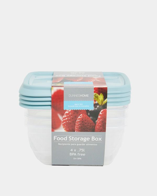 Food Storage Boxes With Lids - Pack Of 4
