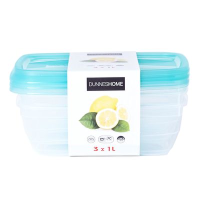Food Storage Boxes With Lids - Pack Of 3 thumbnail