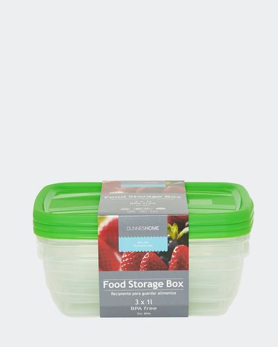 Food Storage Boxes With Lids - Pack Of 3 thumbnail