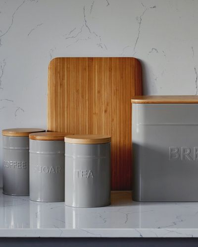 Enamel Storage Canister With Lid thumbnail