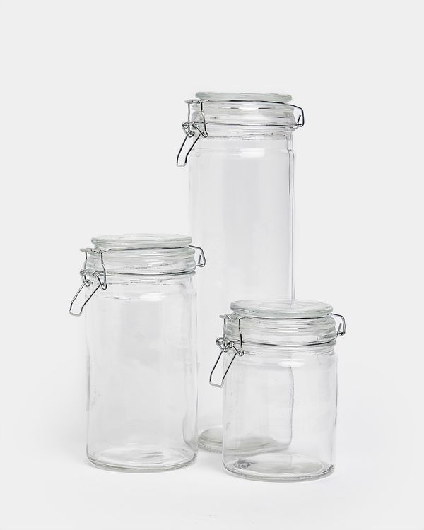 Clip-Top Glass Jar