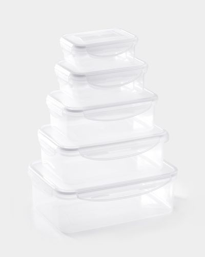 Clip Lid Food Storage Box (5 Pack) thumbnail