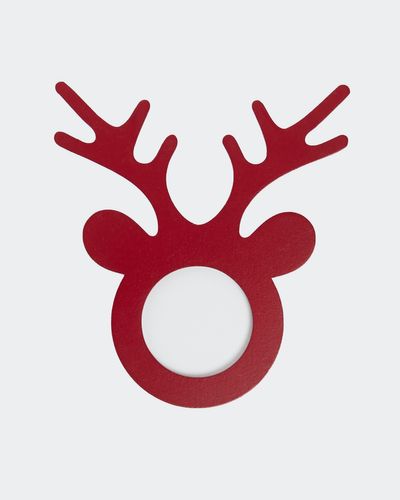 Laser Cut Reindeer Napkin Ring - Pack Of 4 thumbnail